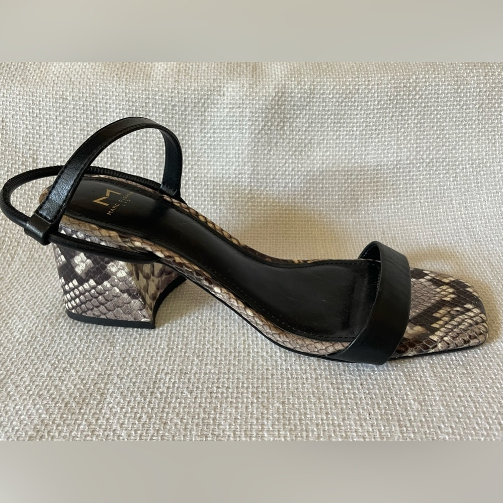 Marc Fisher reptile print sandals - Picture 3 of 11